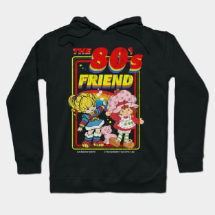 Rainbow Brite // The 80s Friend for Christmas Vintage Style Hoodie